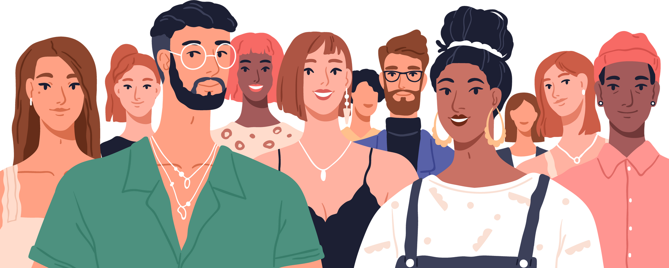 Diverse Community Illustration